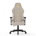 Bigzzia Gaming Chair, High Back Ergonomic Computer Chair with 3D Armrests for Adult, Height Adjustable Game Chair with 360�� Swivel Seat, Beige