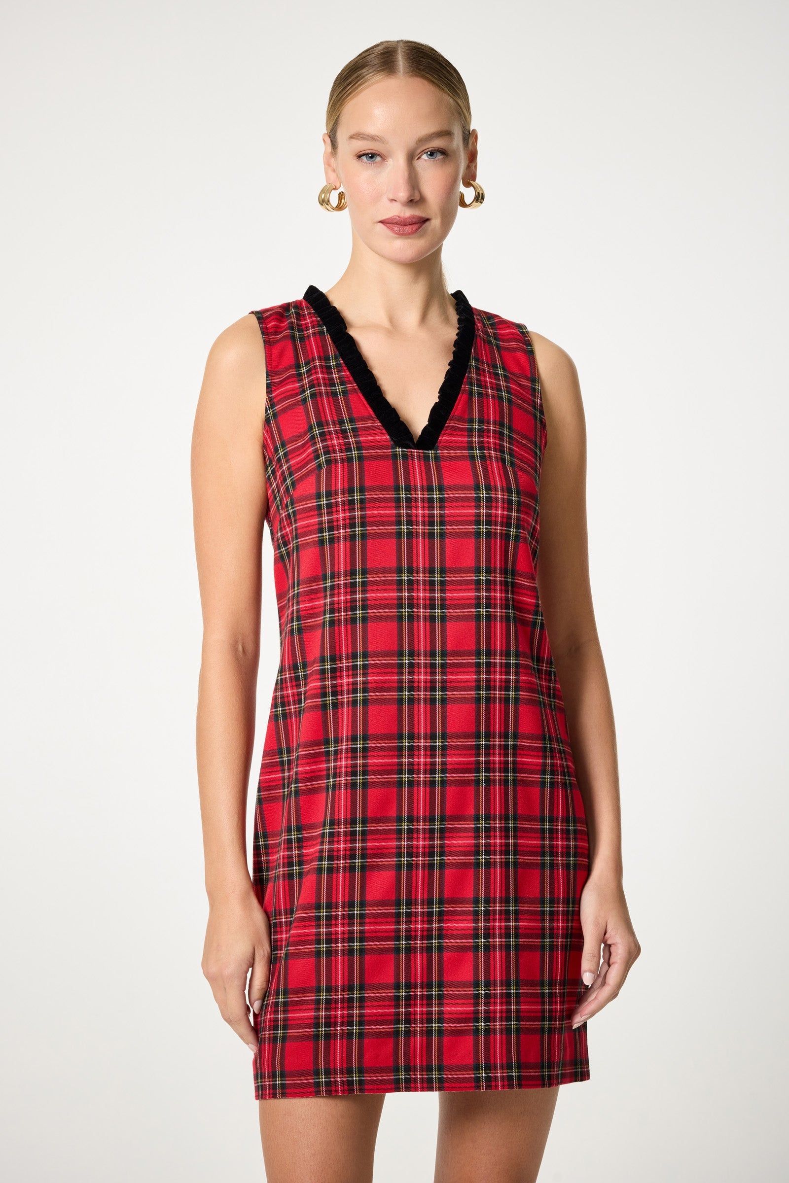 Revah Tartan Mini Dress