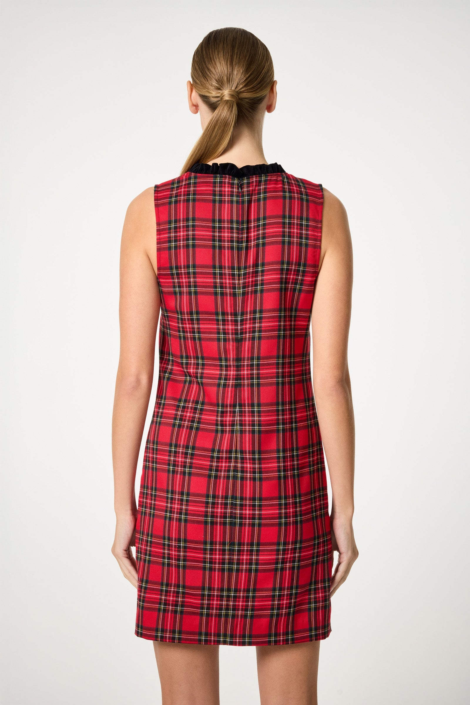 Revah Tartan Mini Dress