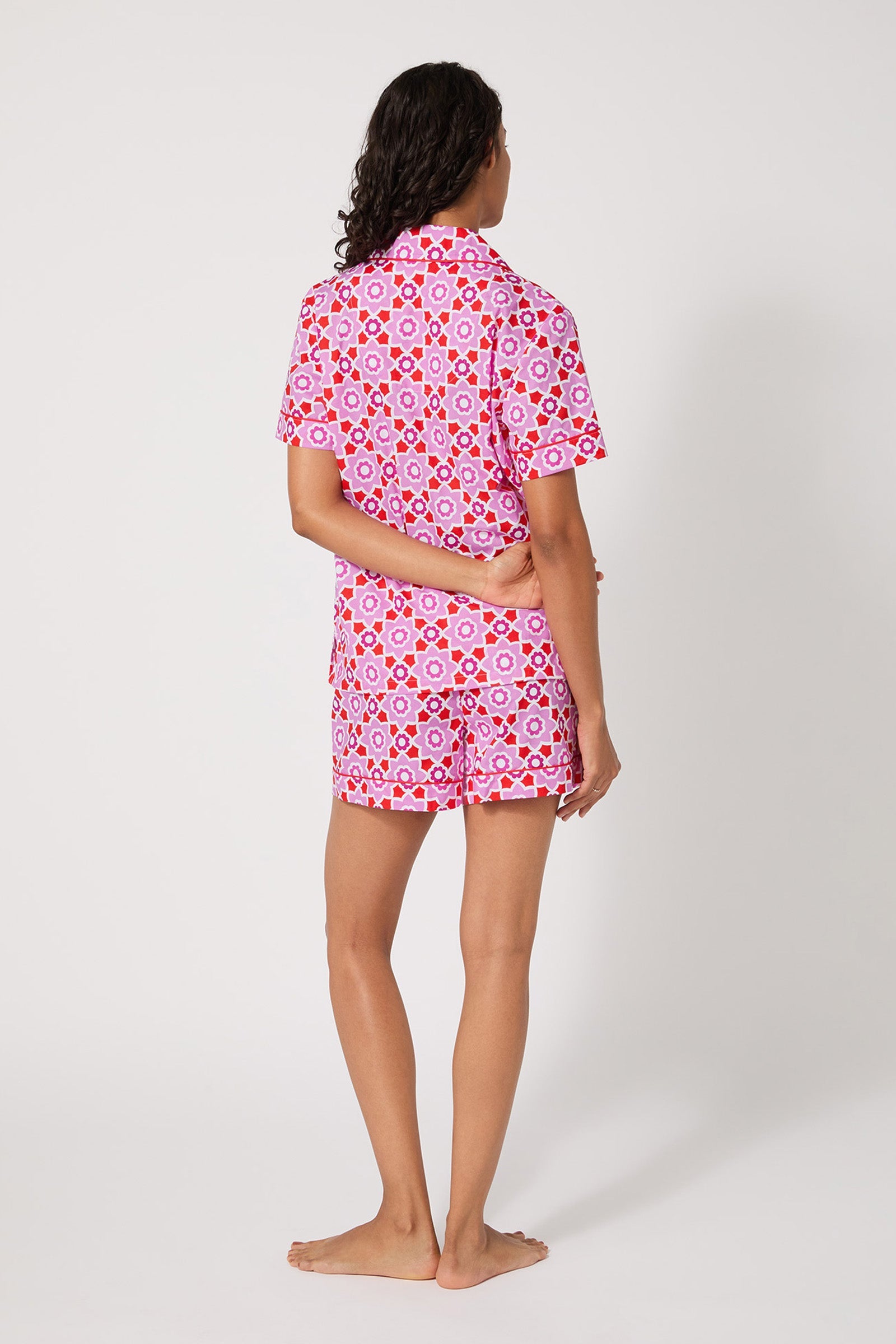 Shorty PJ Set - Mosaic Tile