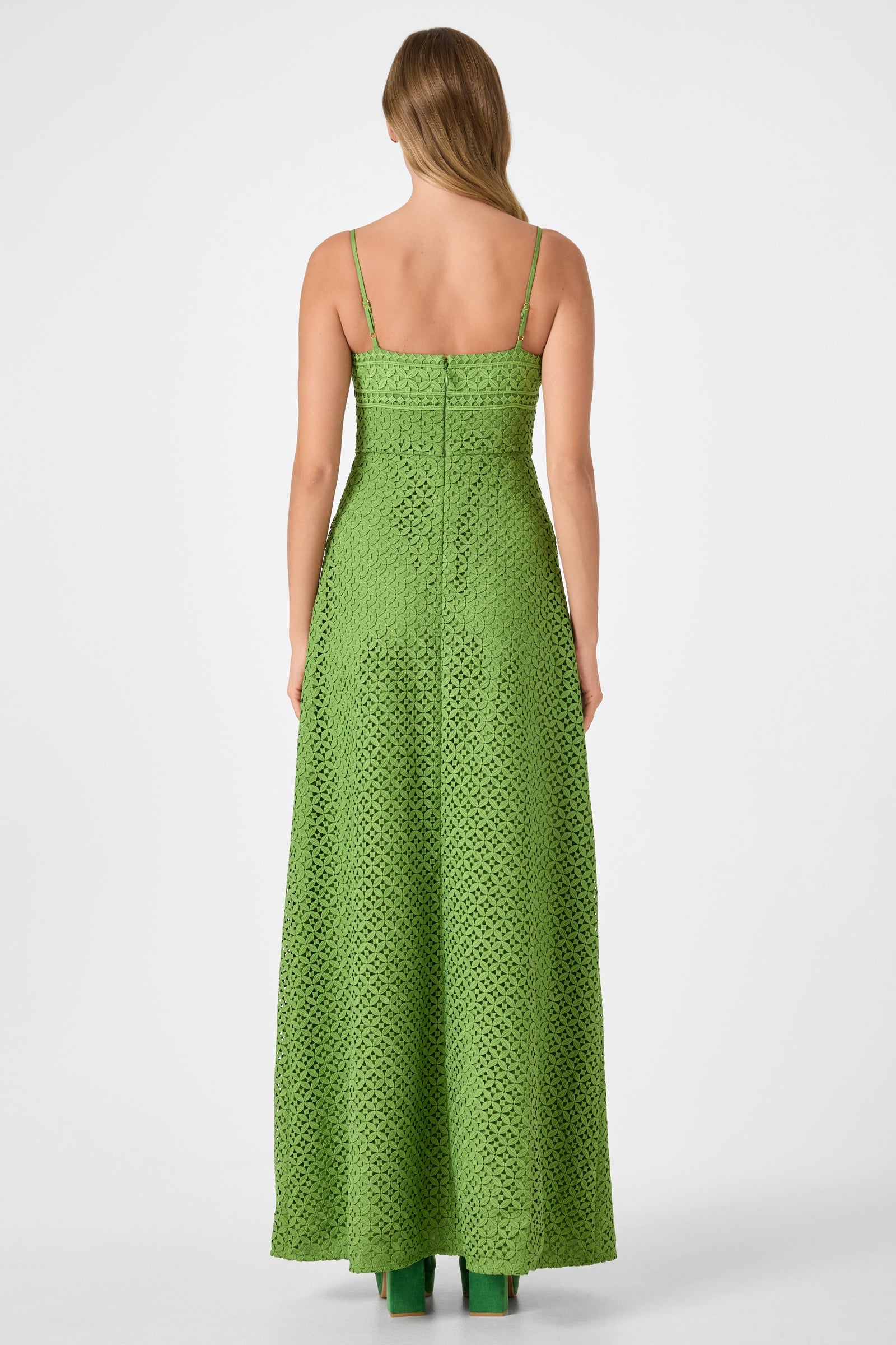 Akumi Sleeveless Lace Maxi Dress