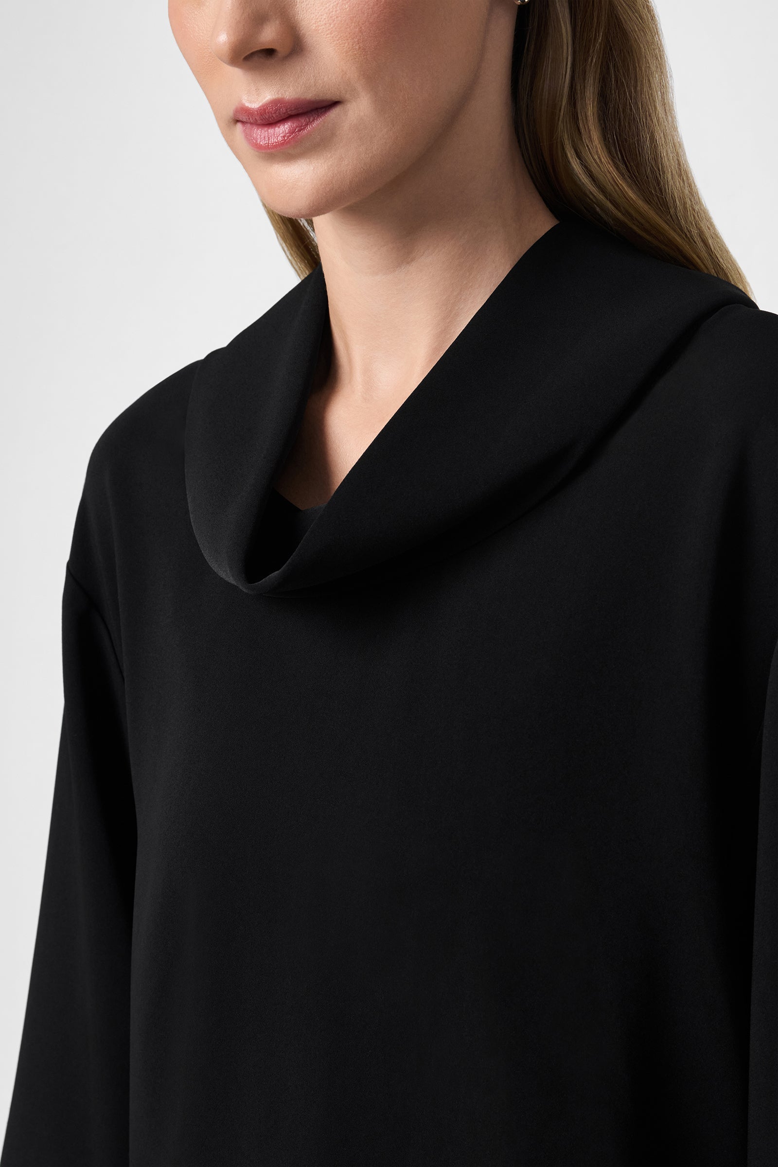 Staged Folded Collar Top