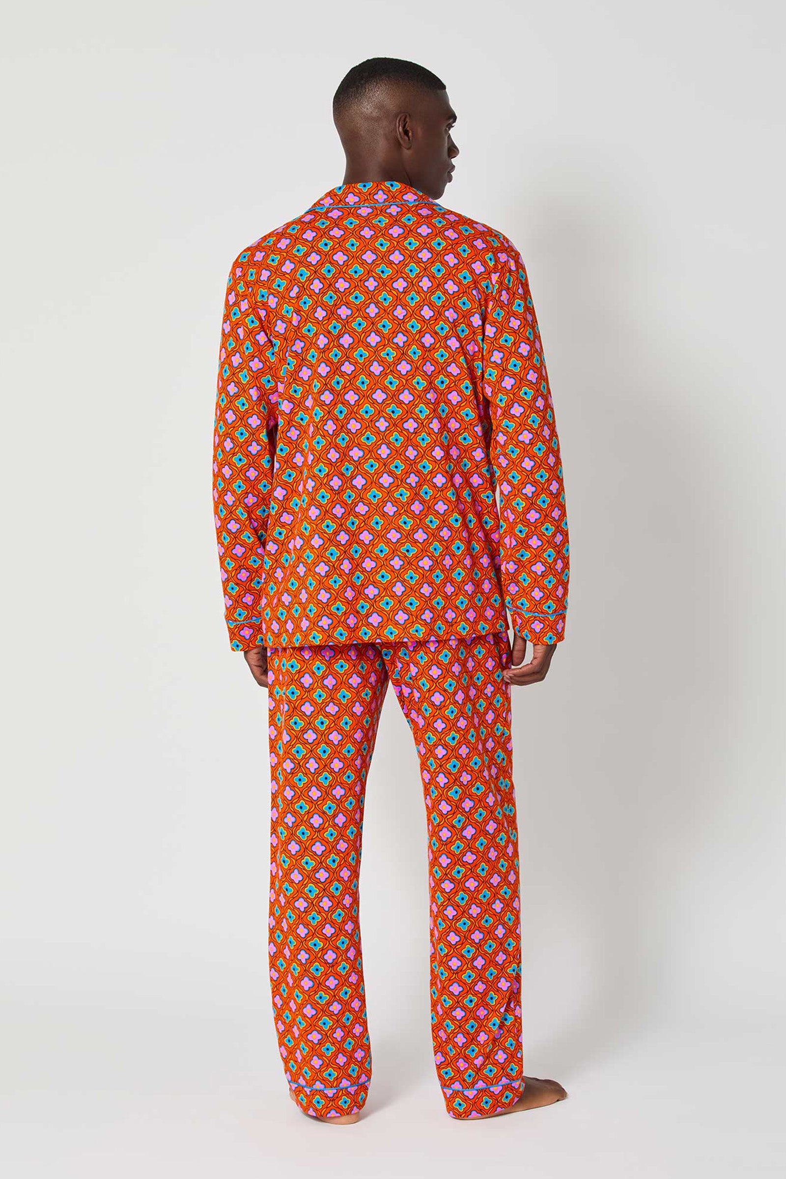 Men's Classic PJ Set - Daisy Foulard