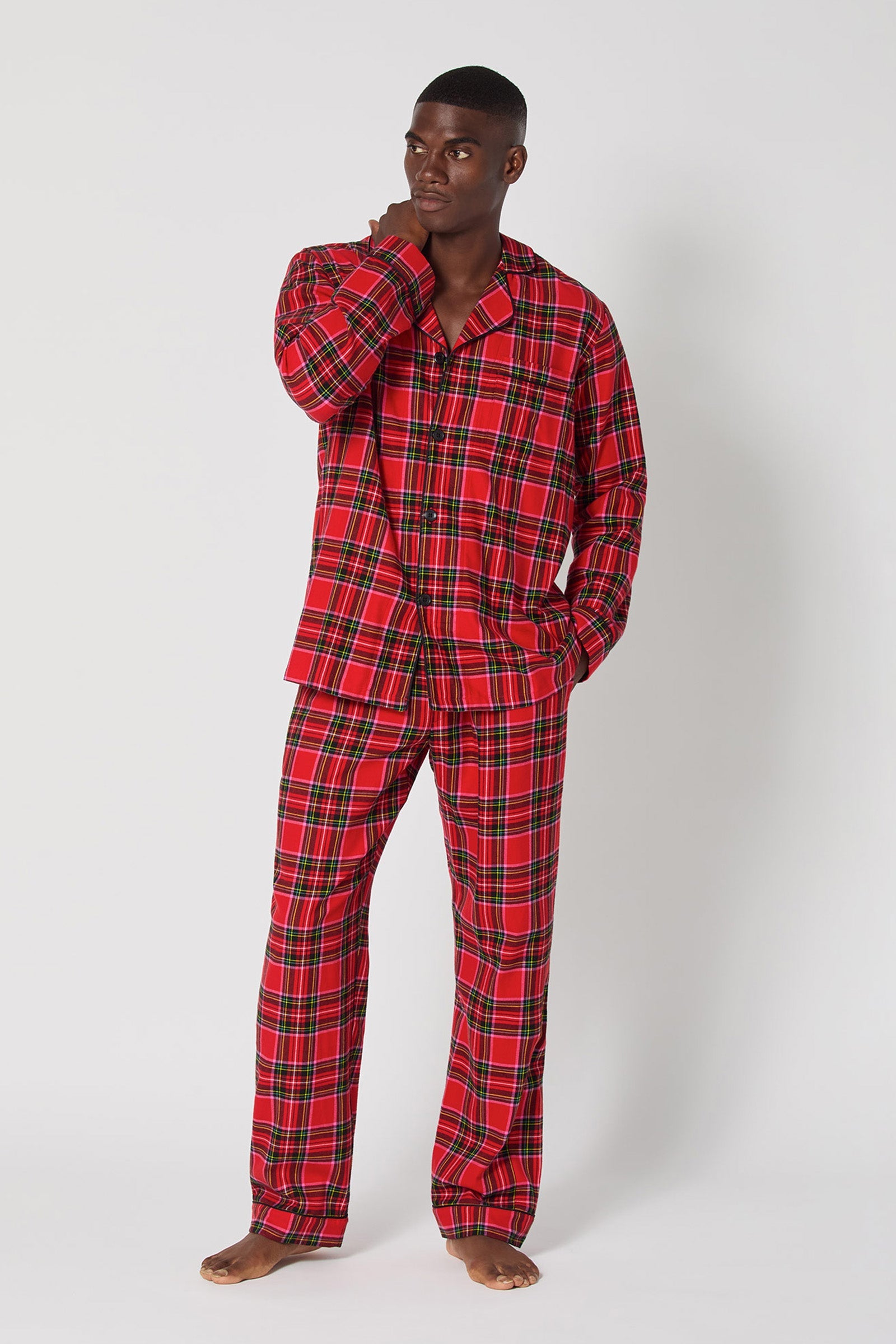 Men's Classic PJ Set - Christmas Plaid