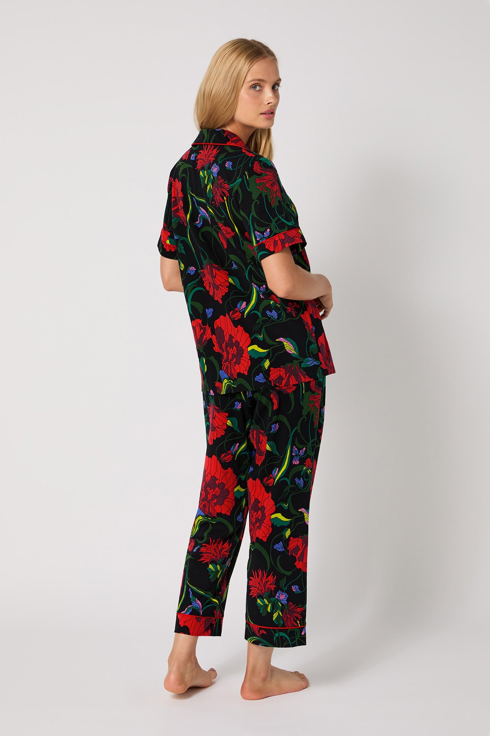 Crop PJ Set - Haute Floral