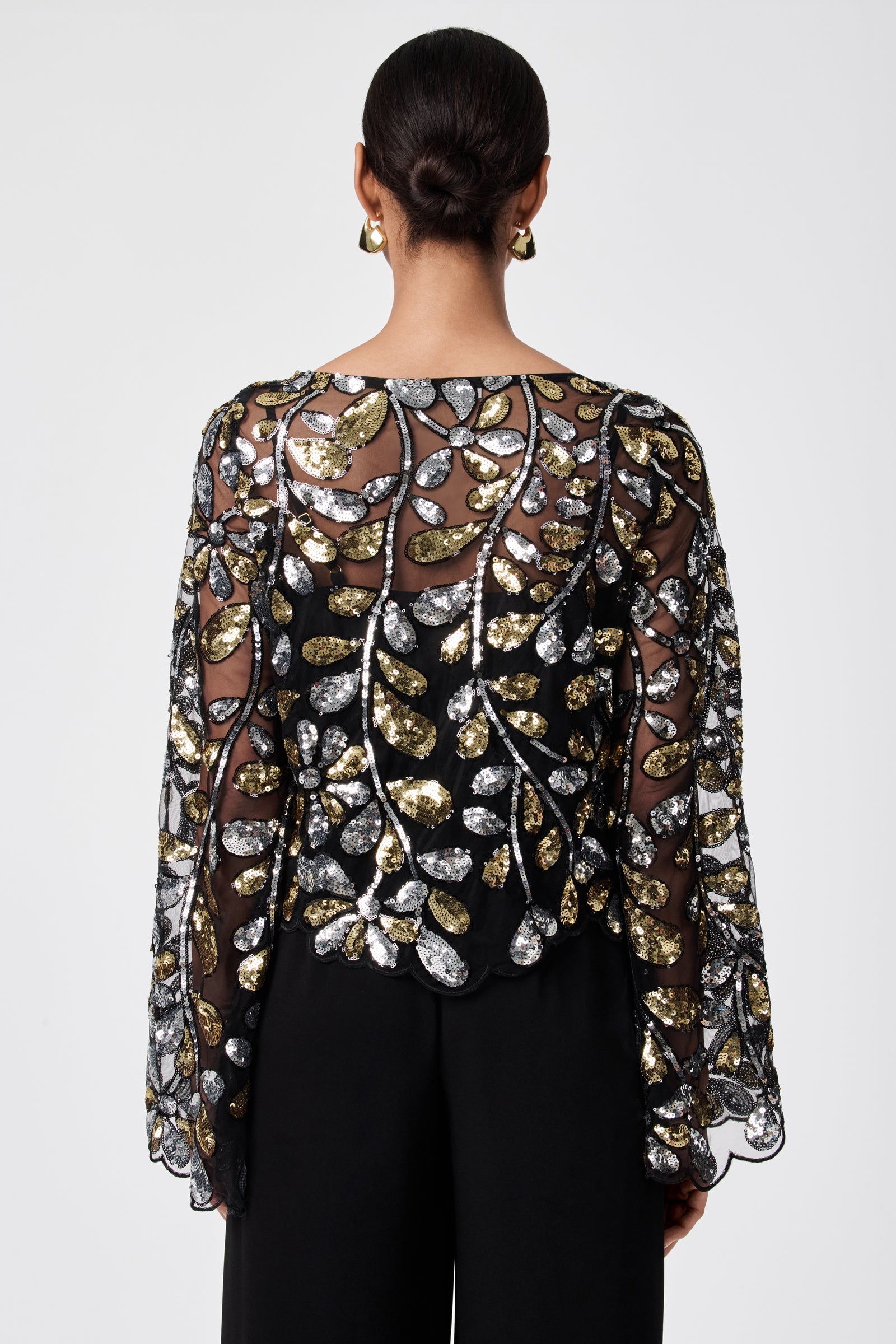 Femmes Sequin Top