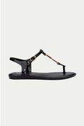 Melissa Solar Chic T-Strap Sandal - Black