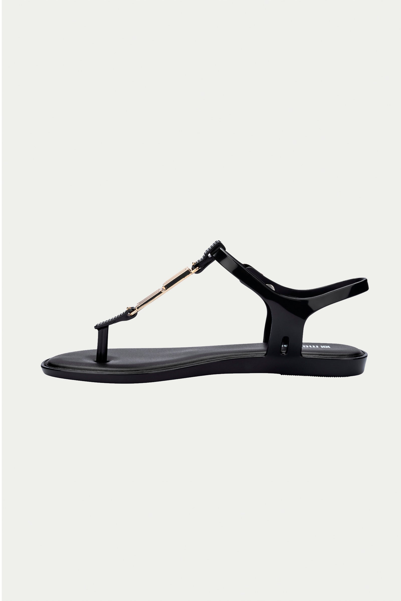 Melissa Solar Chic T-Strap Sandal - Black