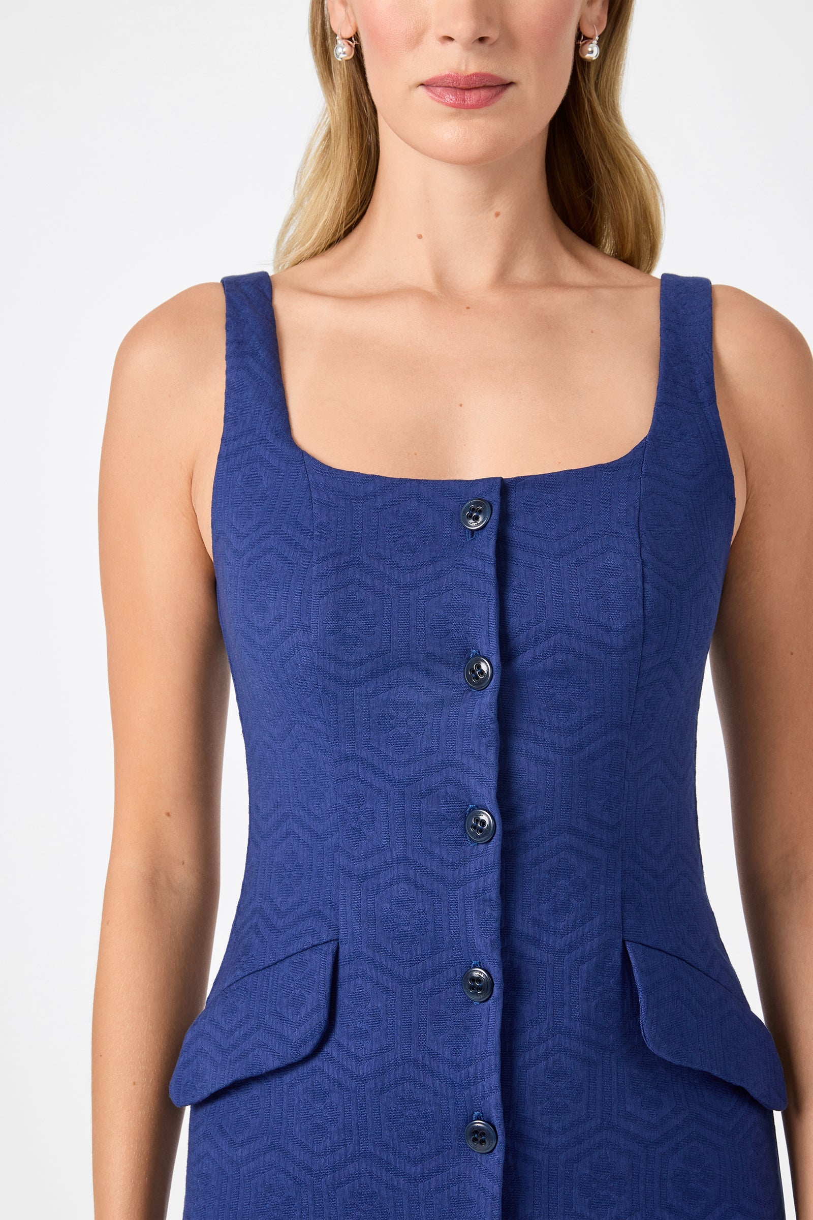 Shinra Button-Down Mini Dress