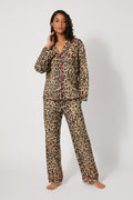 Classic PJ Set - Leopard Stripe
