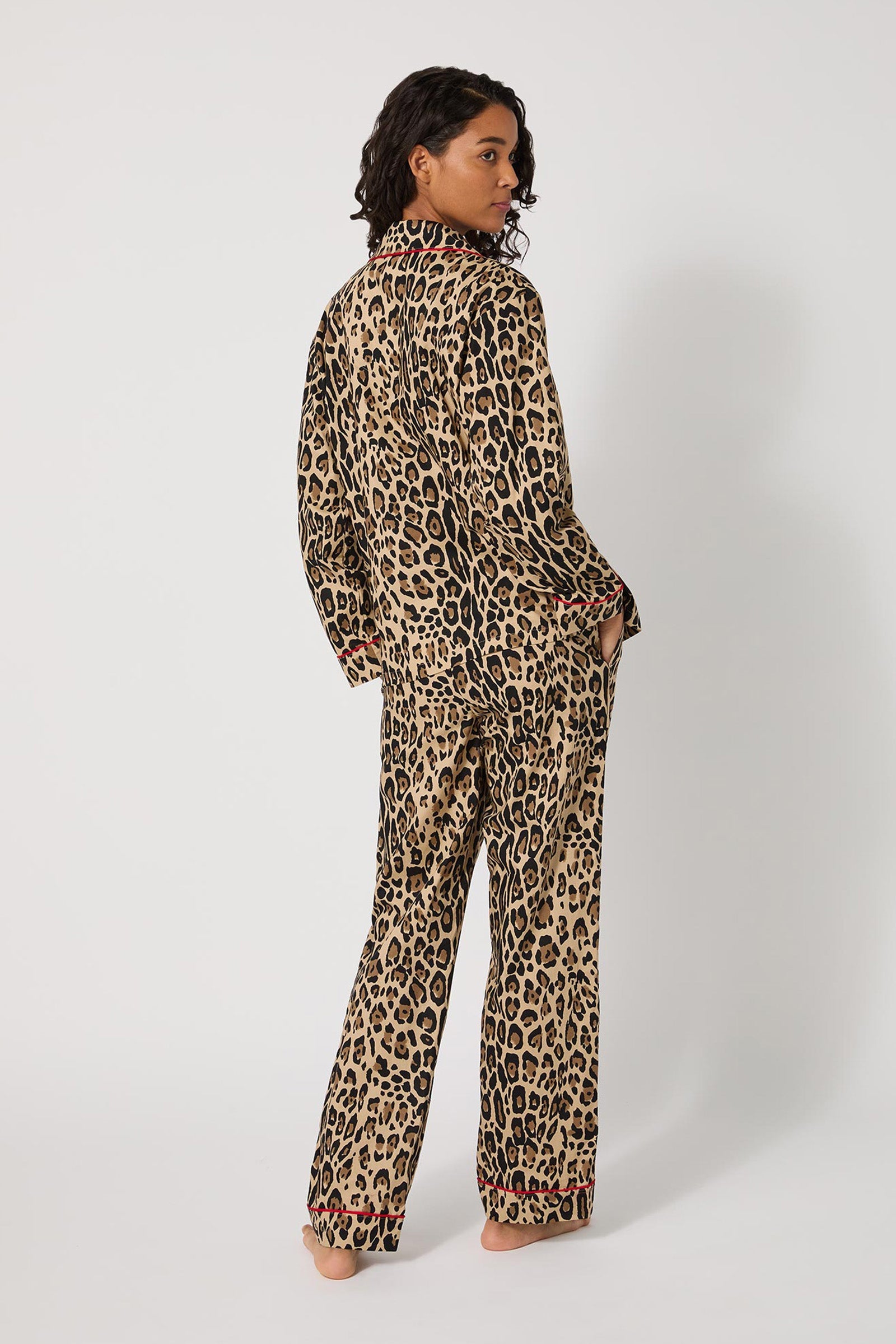 Classic PJ Set - Leopard Stripe