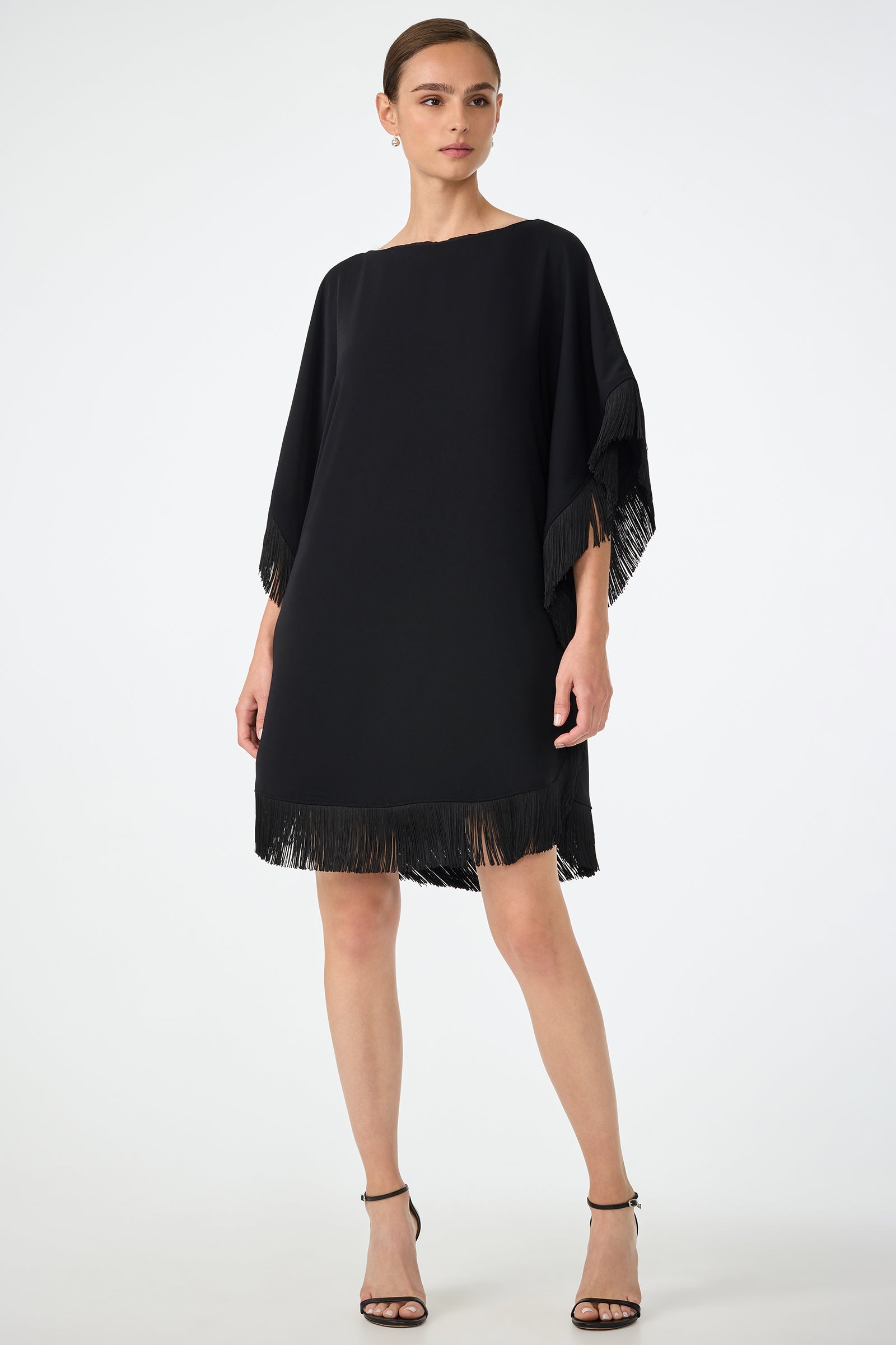 Mini Neena Fringe Caftan Dress