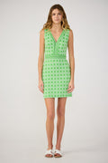 Justine Sleeveless V-Neck Dress - Billie Jean