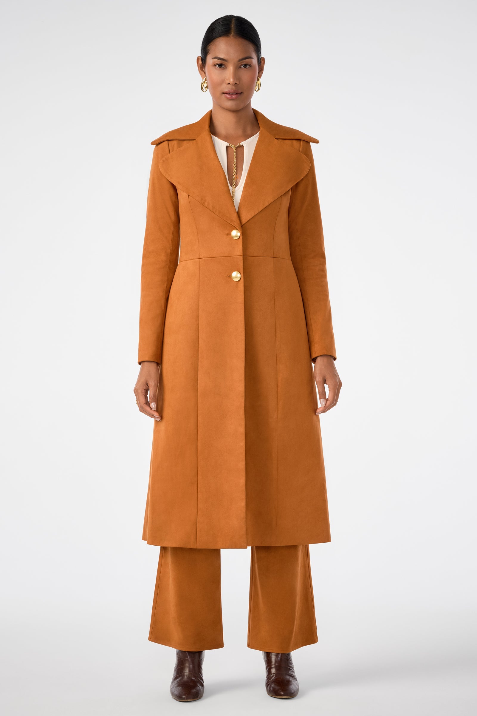 Starflower Suede Coat