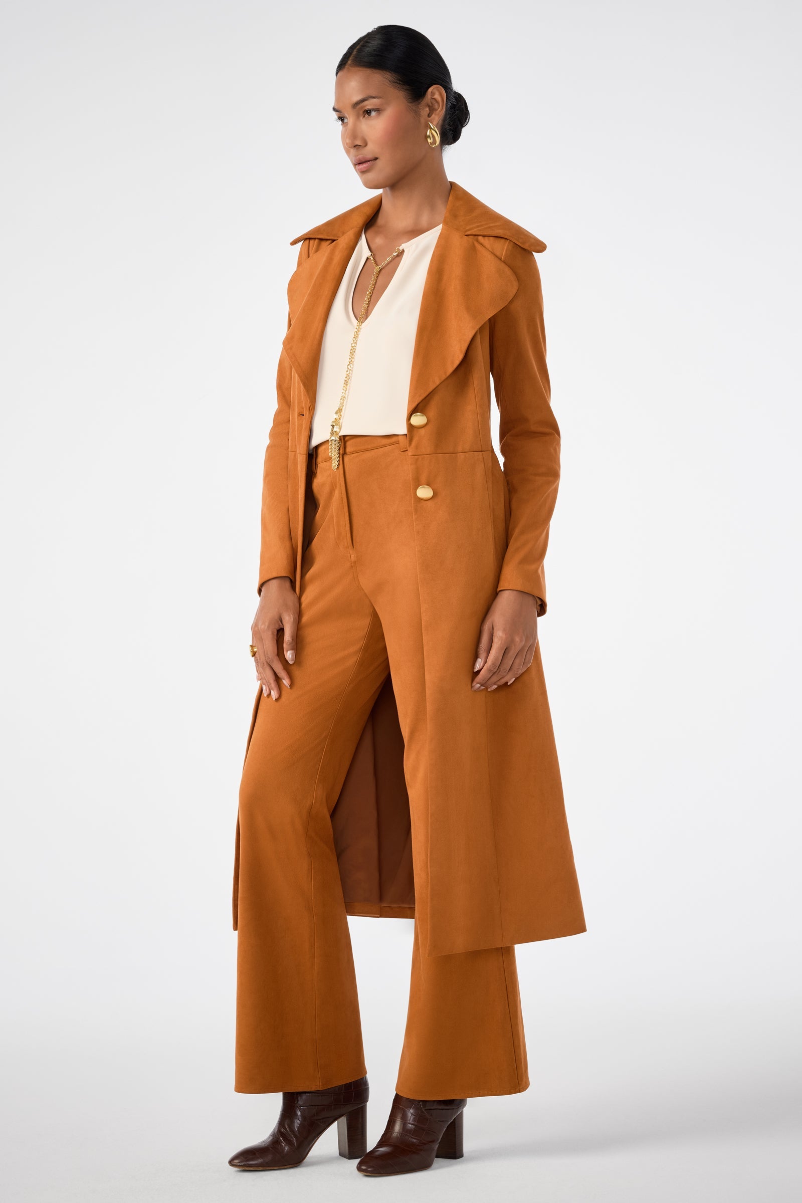Starflower Suede Coat