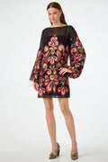 Salim Embroidered Mini Dress