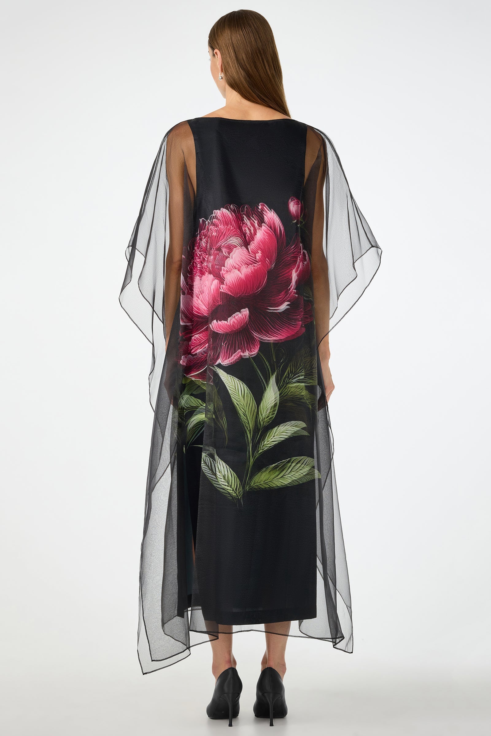 Salon Organza Midi Dress