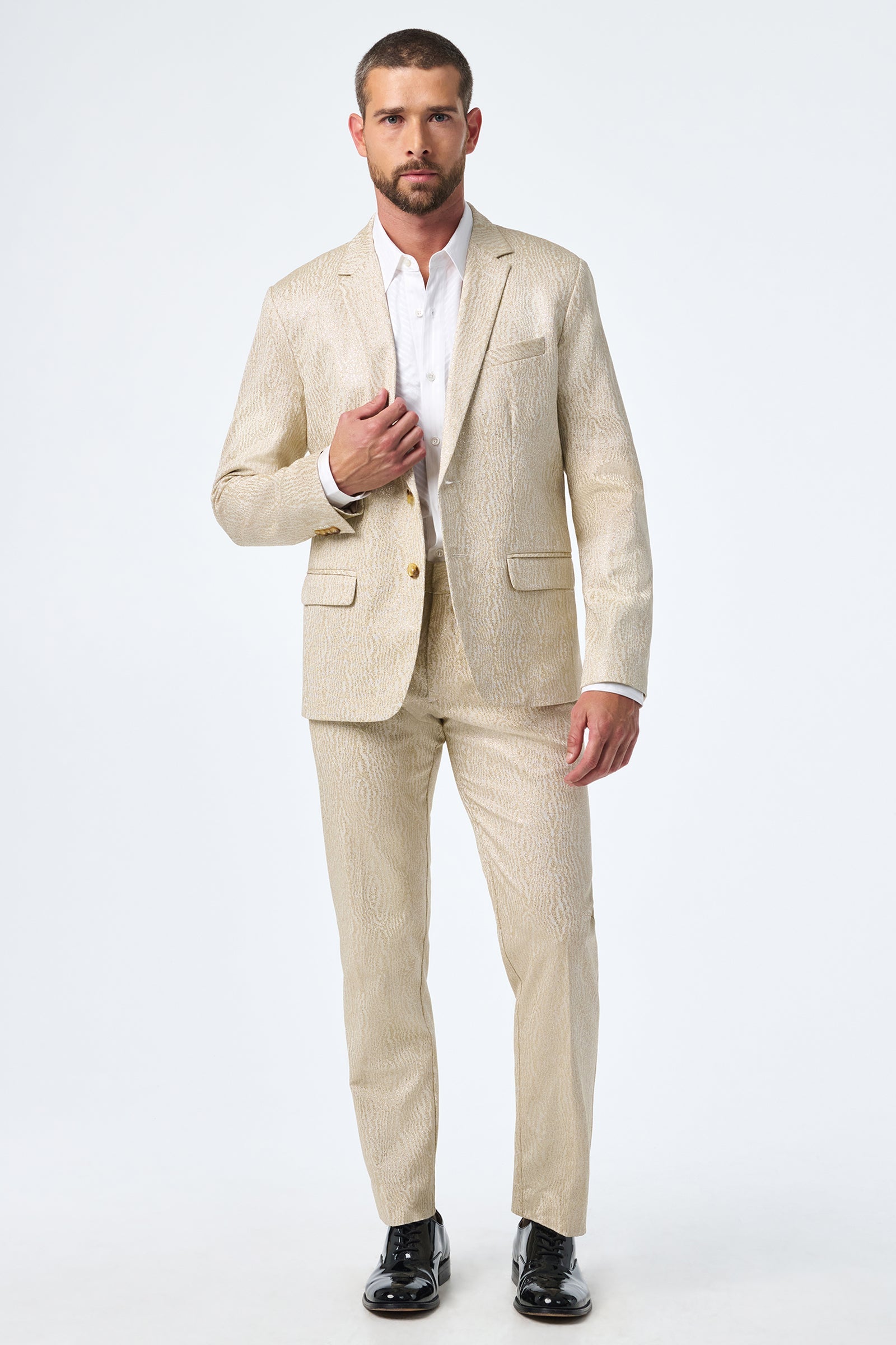 Thurston Blazer - Gold Moire