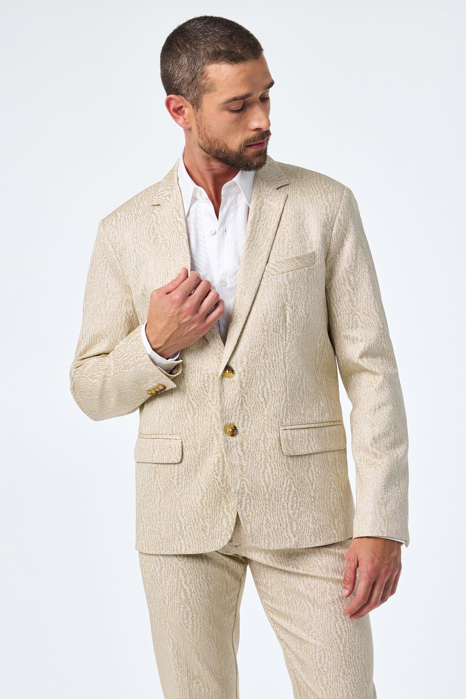 Thurston Blazer - Gold Moire