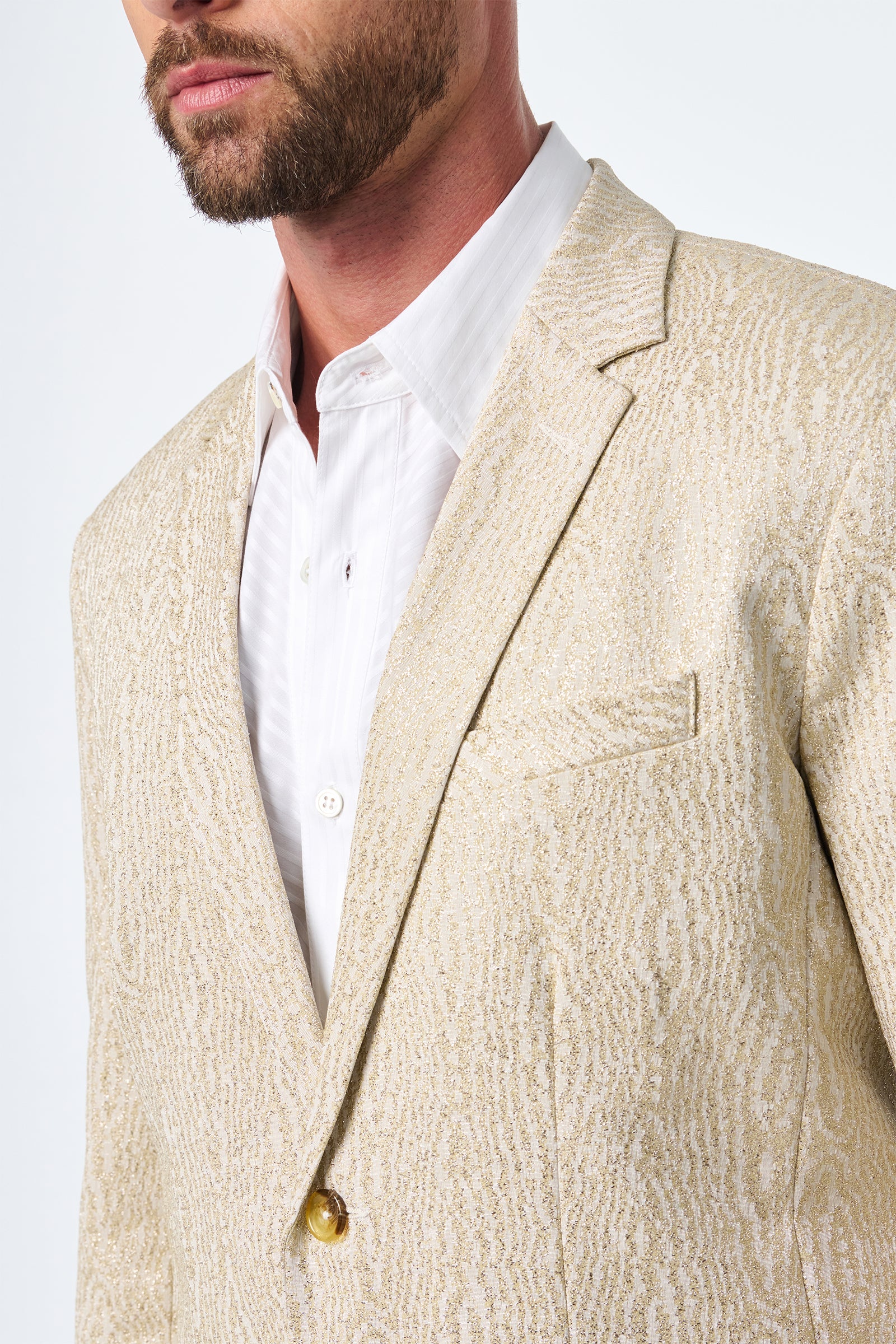 Thurston Blazer - Gold Moire