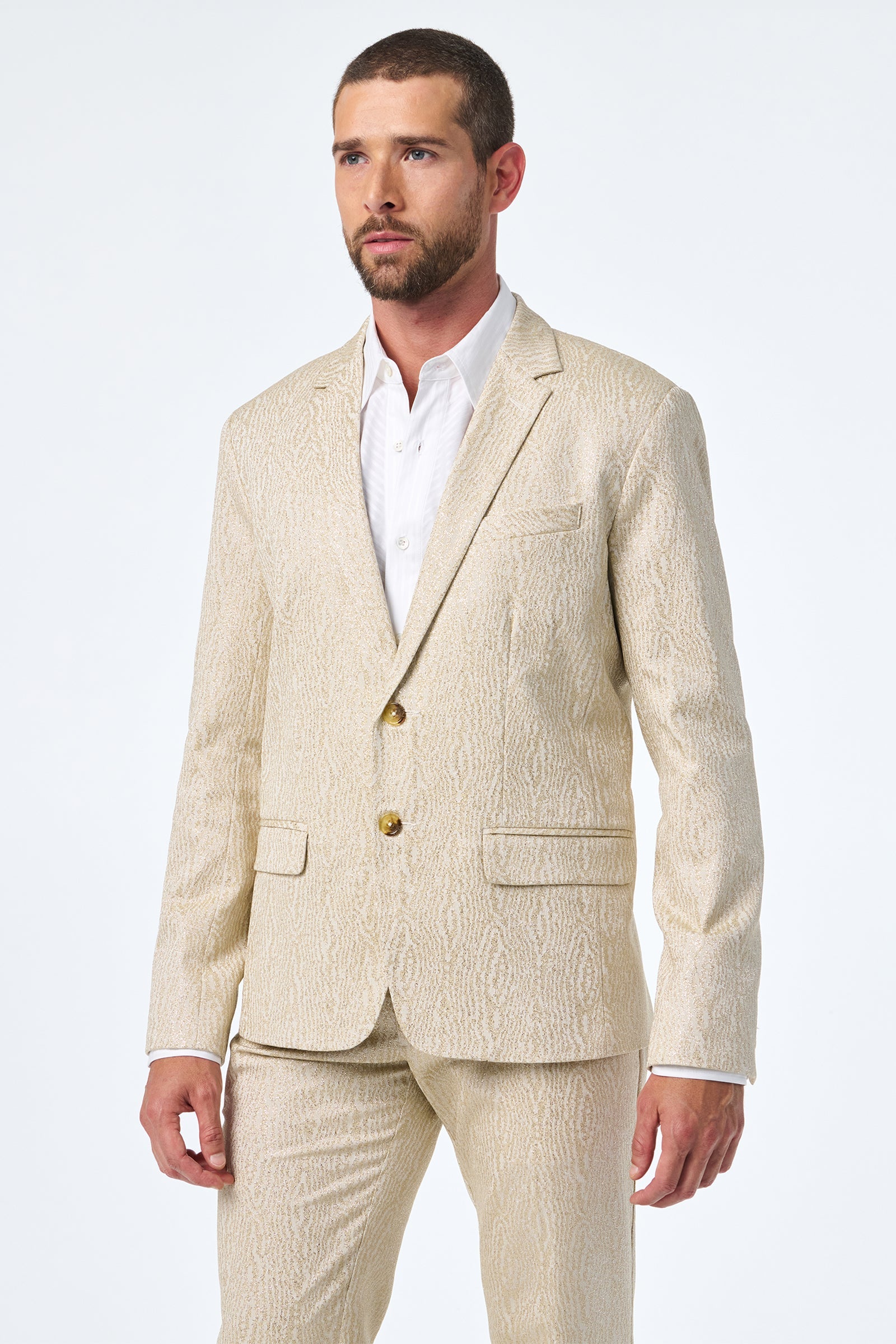 Thurston Blazer - Gold Moire
