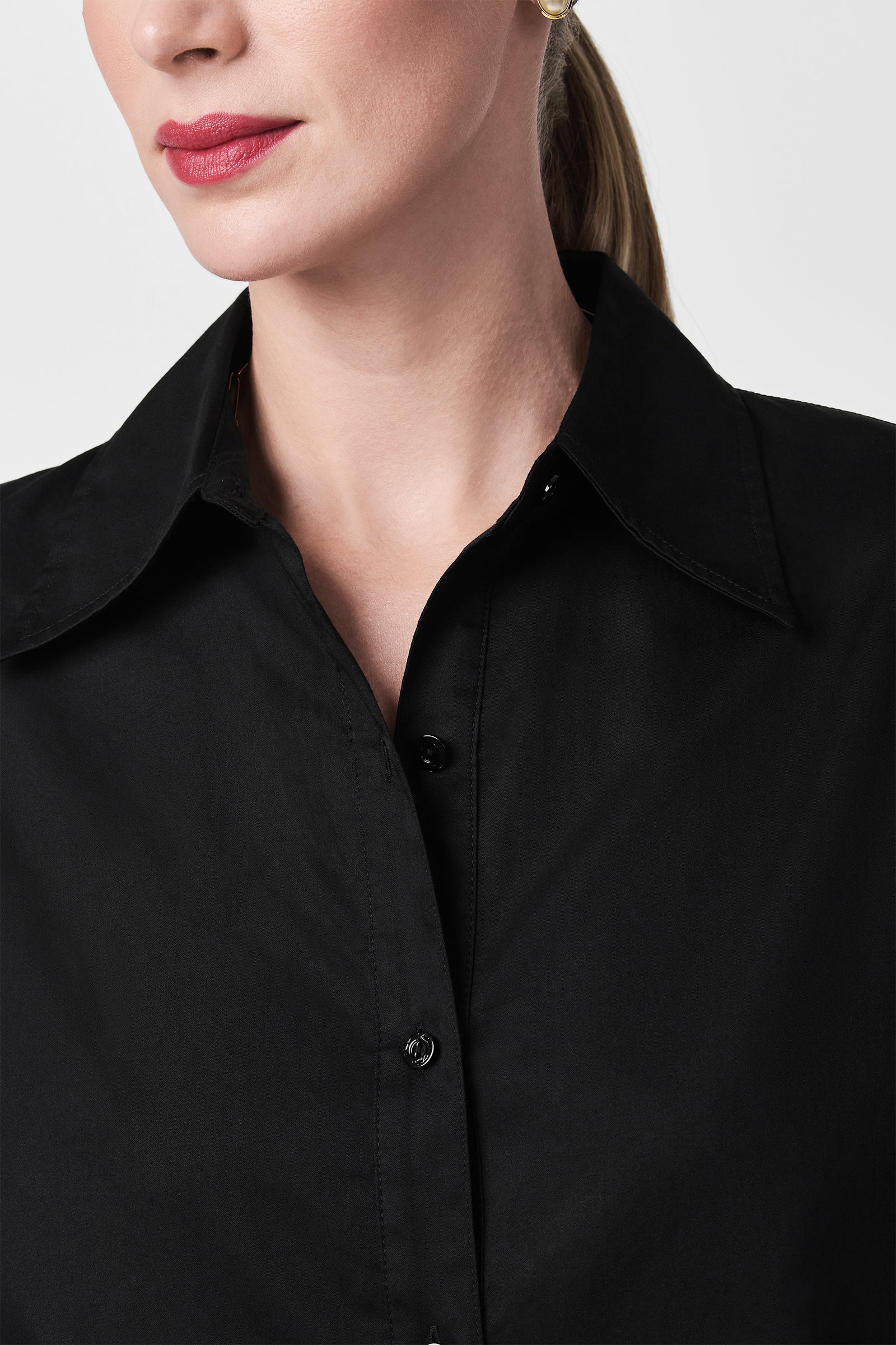Litsa Button-Up Cotton Shirt