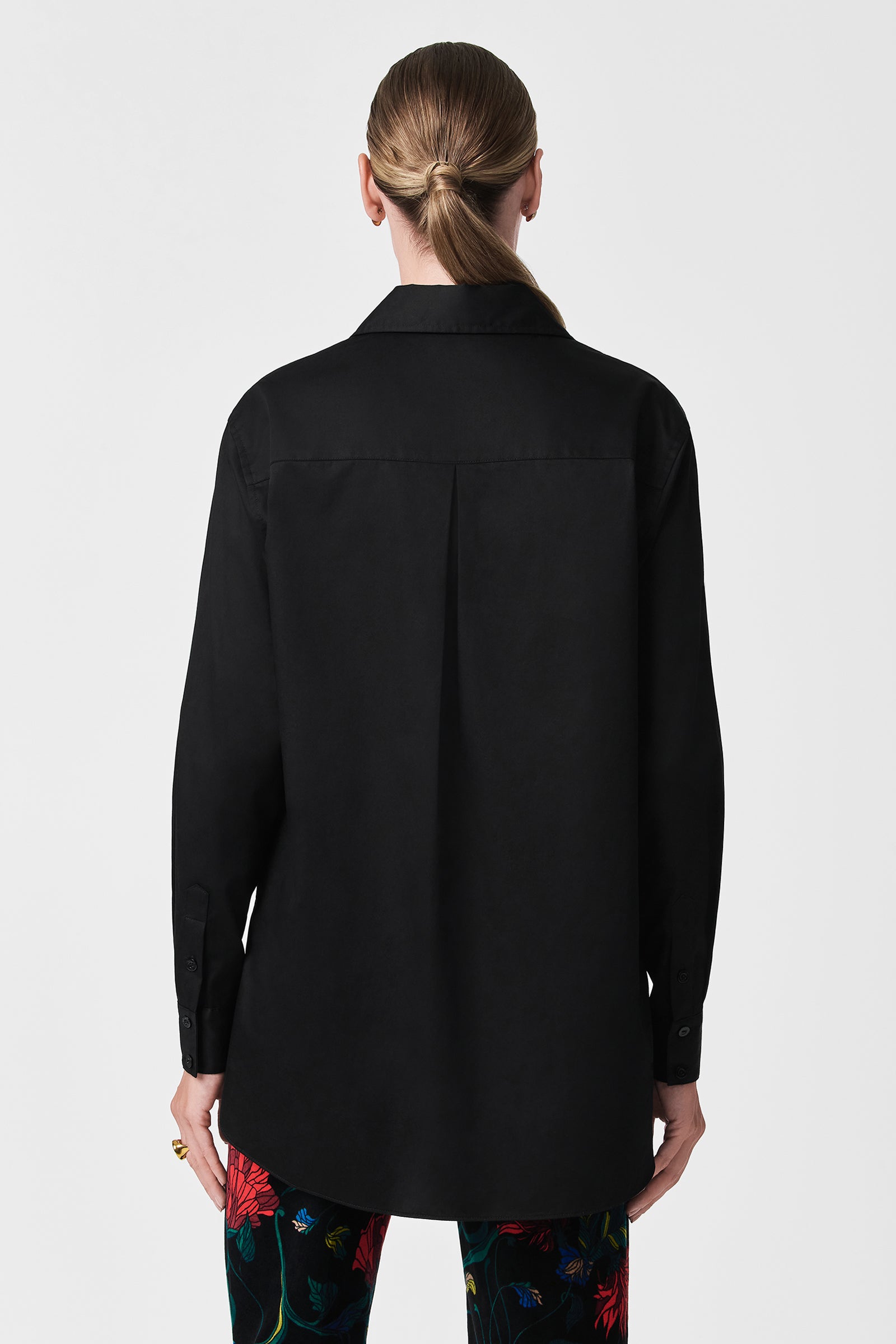 Litsa Button-Up Cotton Shirt