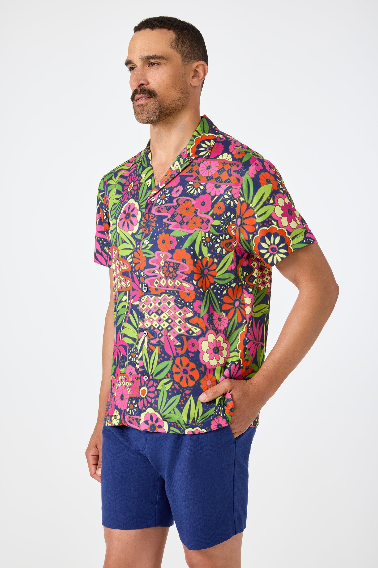 Felix Camp Shirt - Fumi Floral