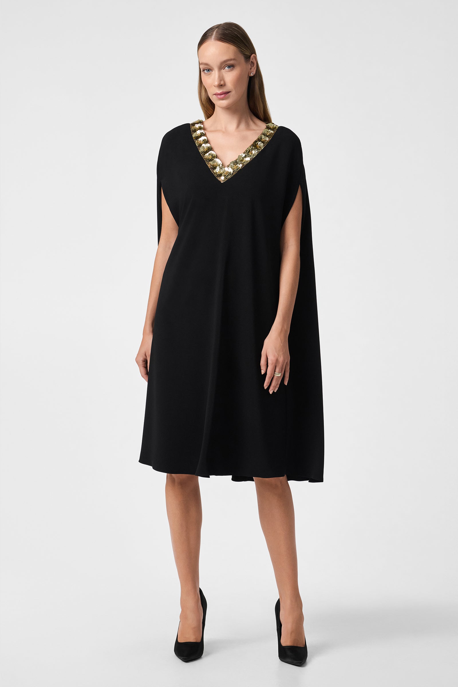 Masquerade 3 Cape Dress