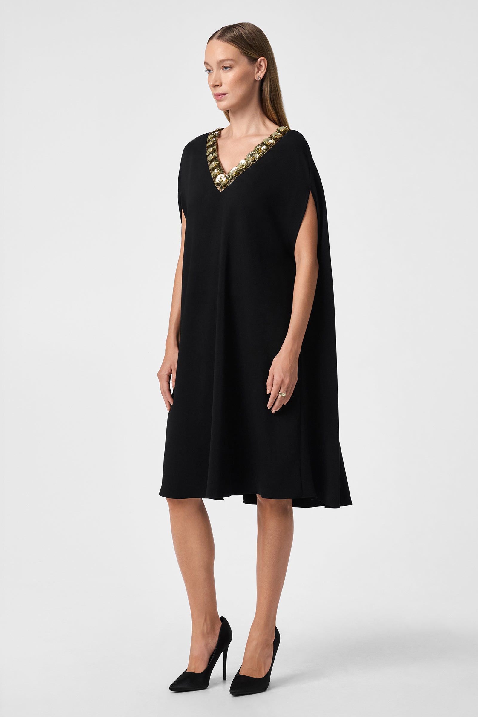 Masquerade 3 Cape Dress