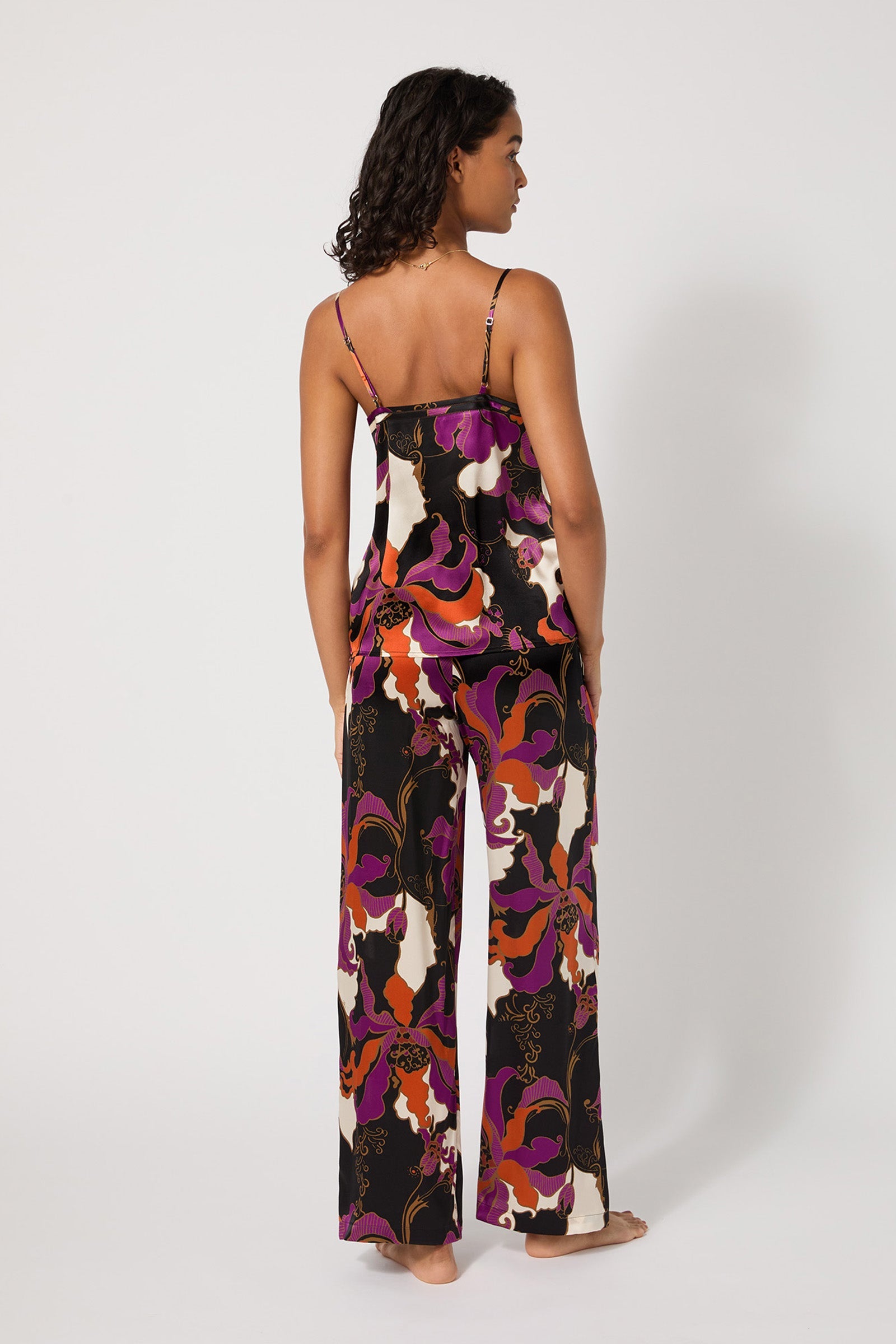 Silk Cami PJ Set - Fall Floral