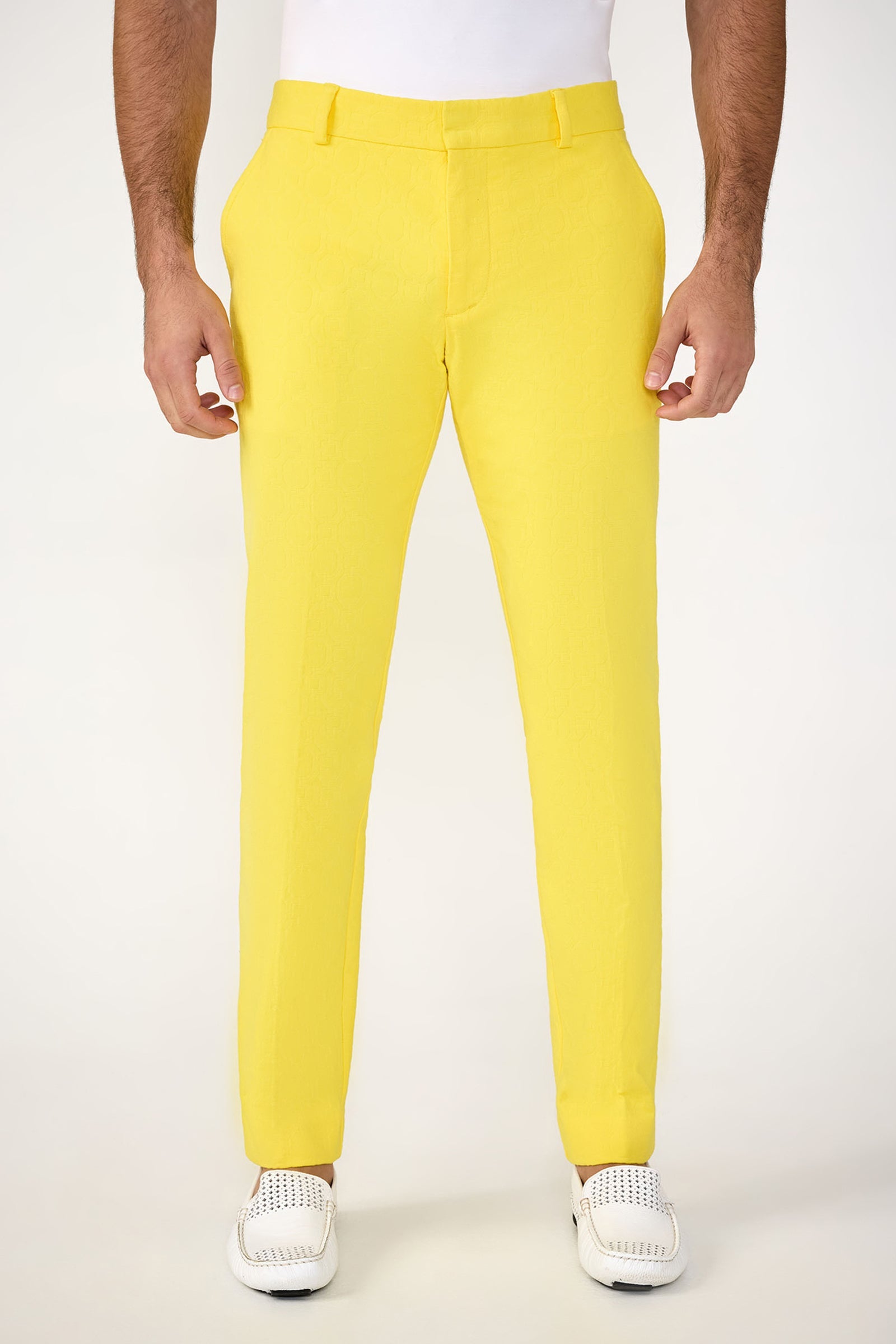 Clyde Slim Trouser - Stretch Herringbone