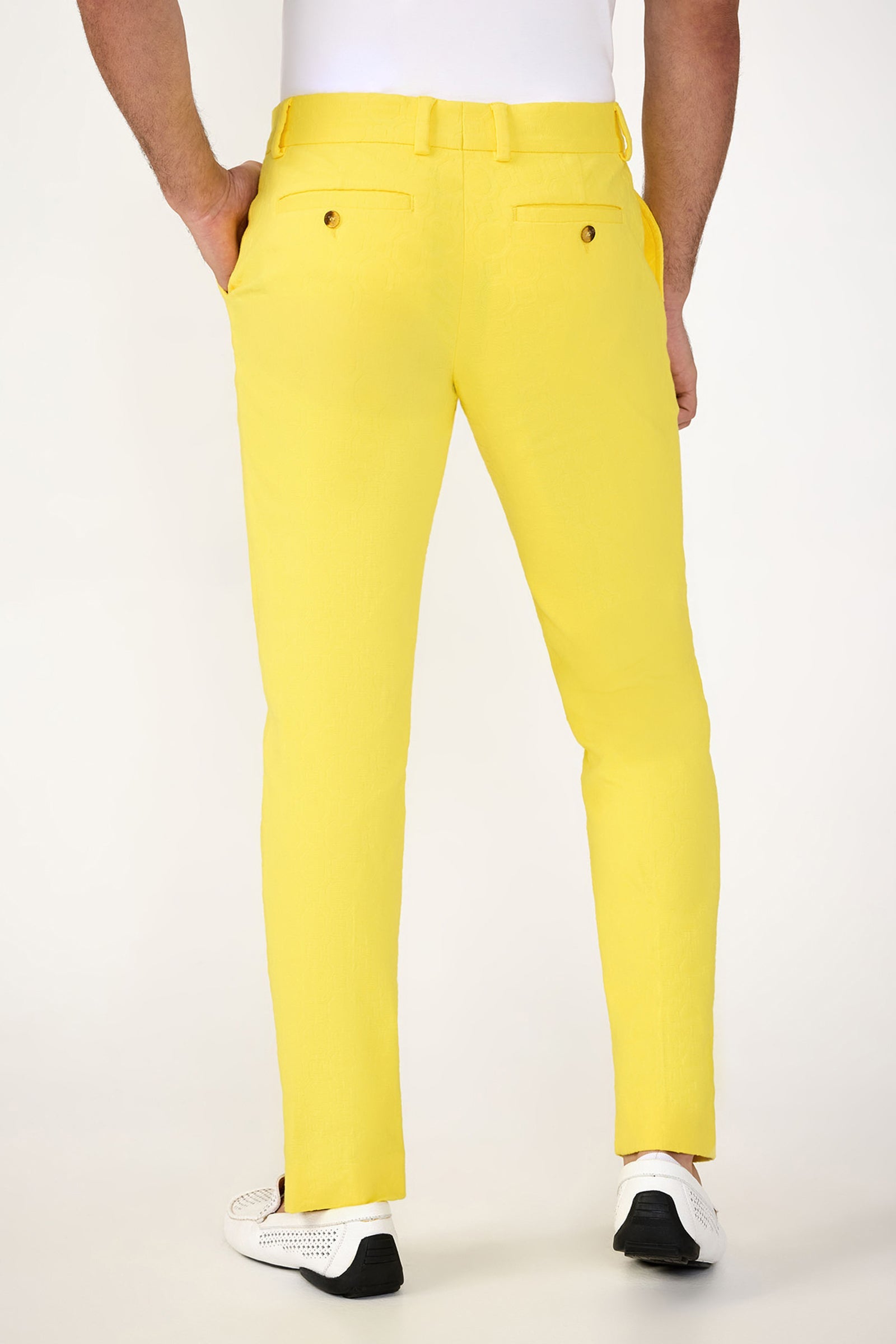 Clyde Slim Trouser - Stretch Herringbone