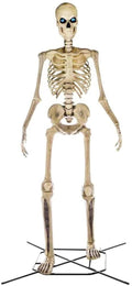 Home Accents 12 ft Giant Skeleton with LifeEyes, 95 lbs &ndash; Halloween Decoration
