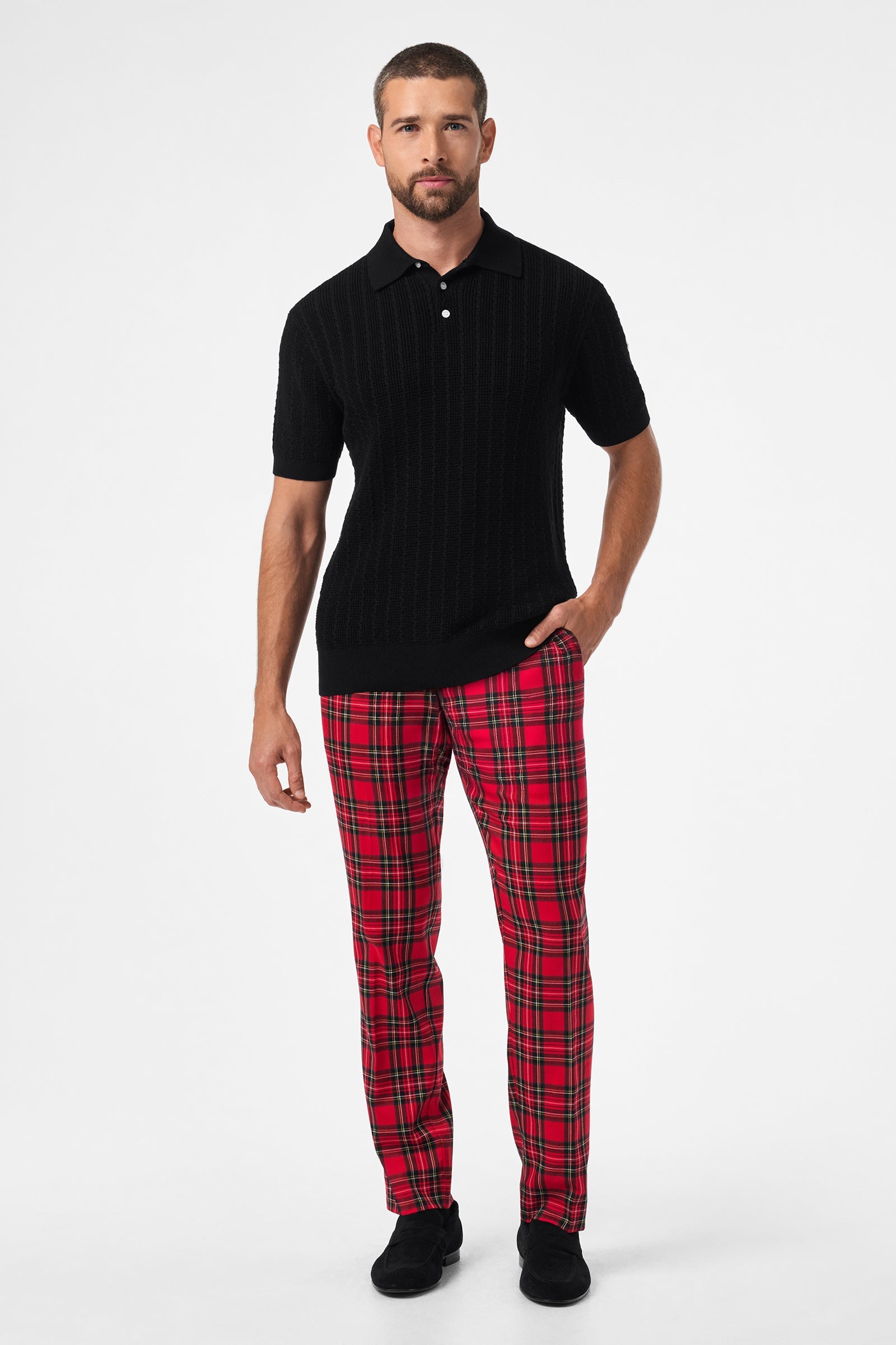 Asher Short-Sleeve Polo