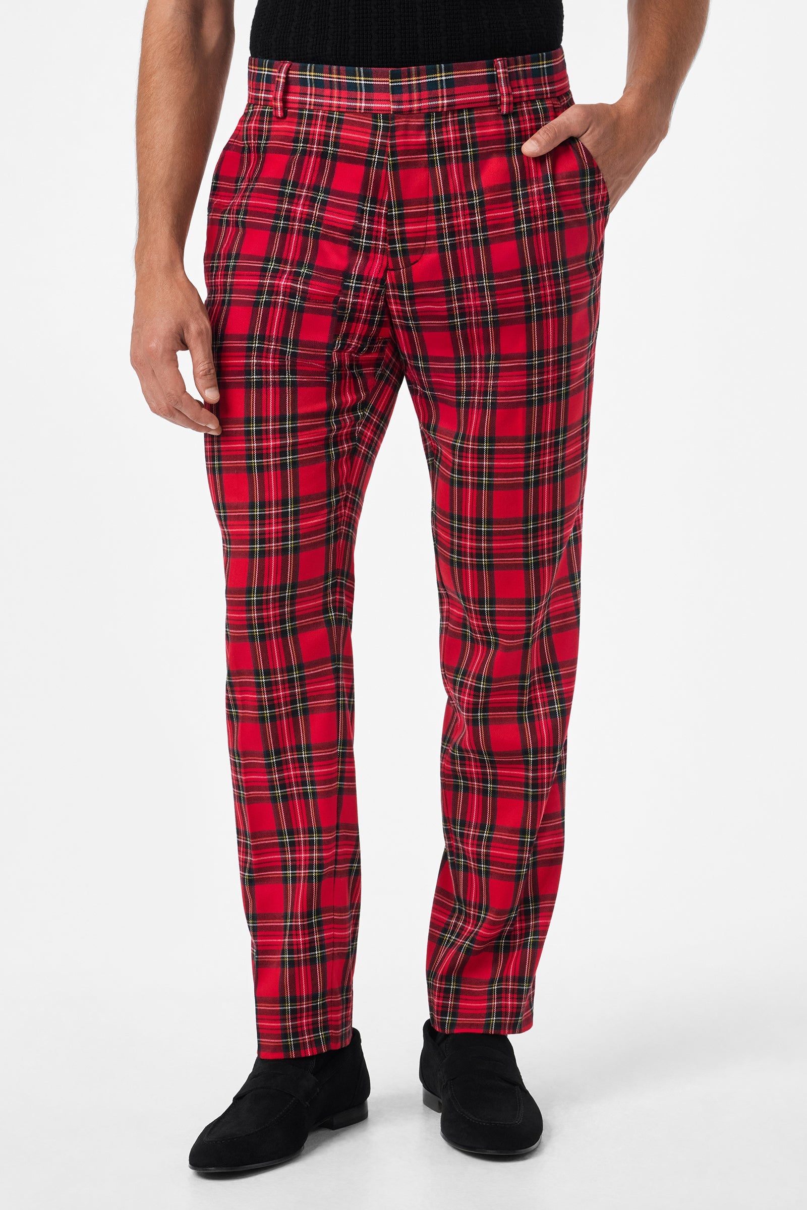 Clyde Slim Trouser - Can-Can Check