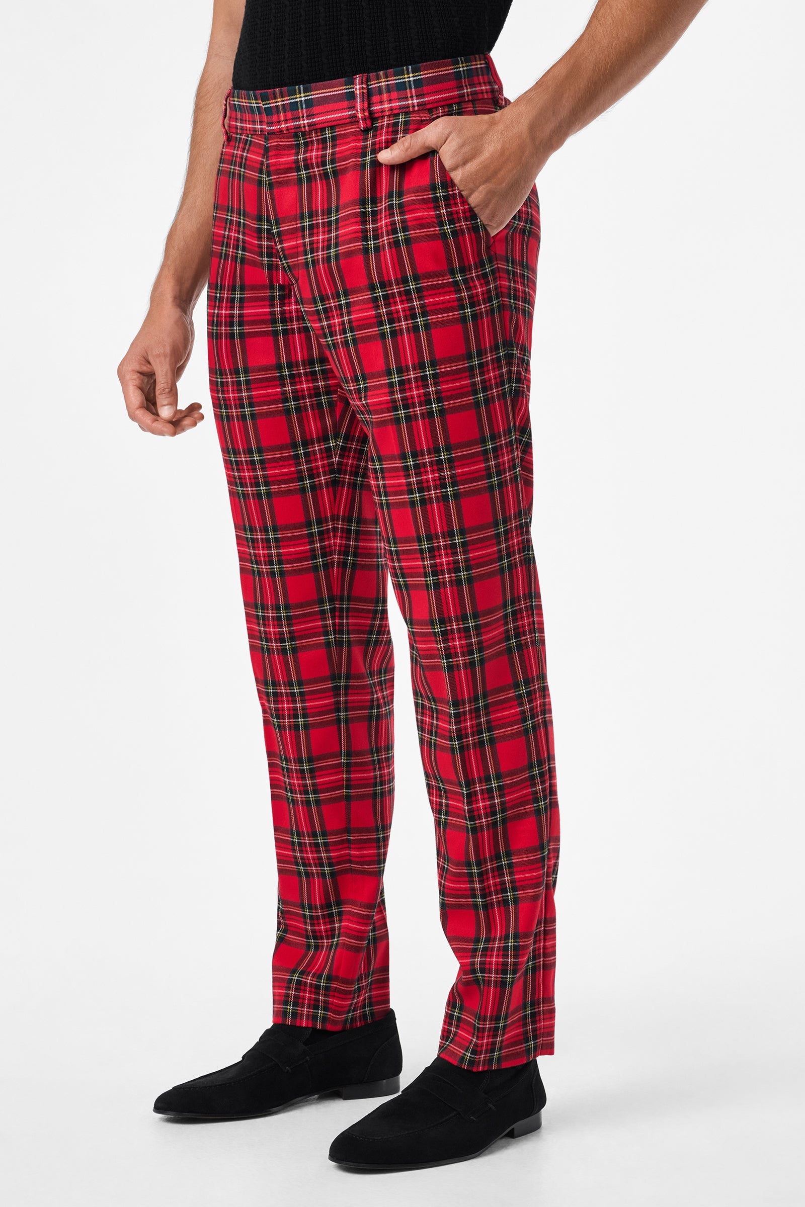 Clyde Slim Trouser - Can-Can Check