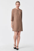 Versed Half-Zip Mini Dress