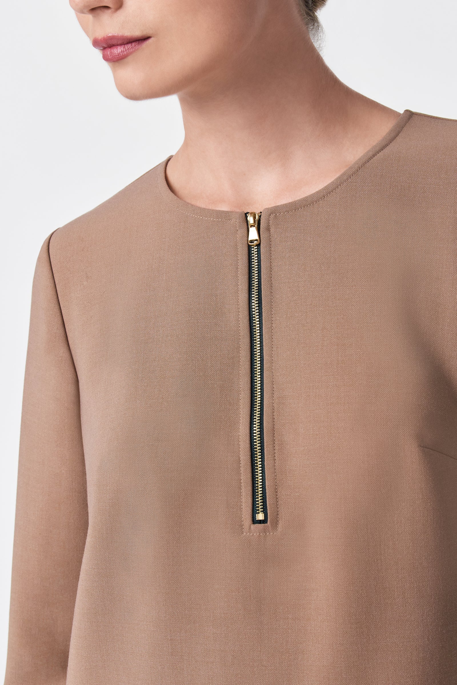 Versed Half-Zip Mini Dress