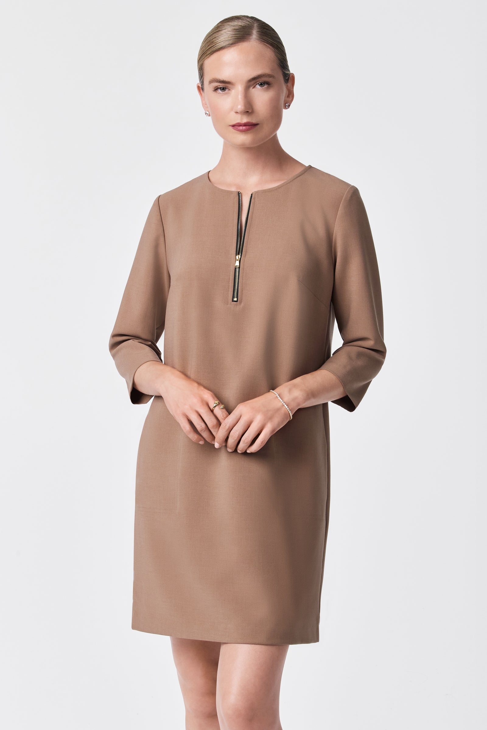 Versed Half-Zip Mini Dress