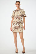 Darling Flounce Sleeve Dress