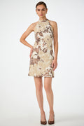 Garam Sleeveless Halter Dress