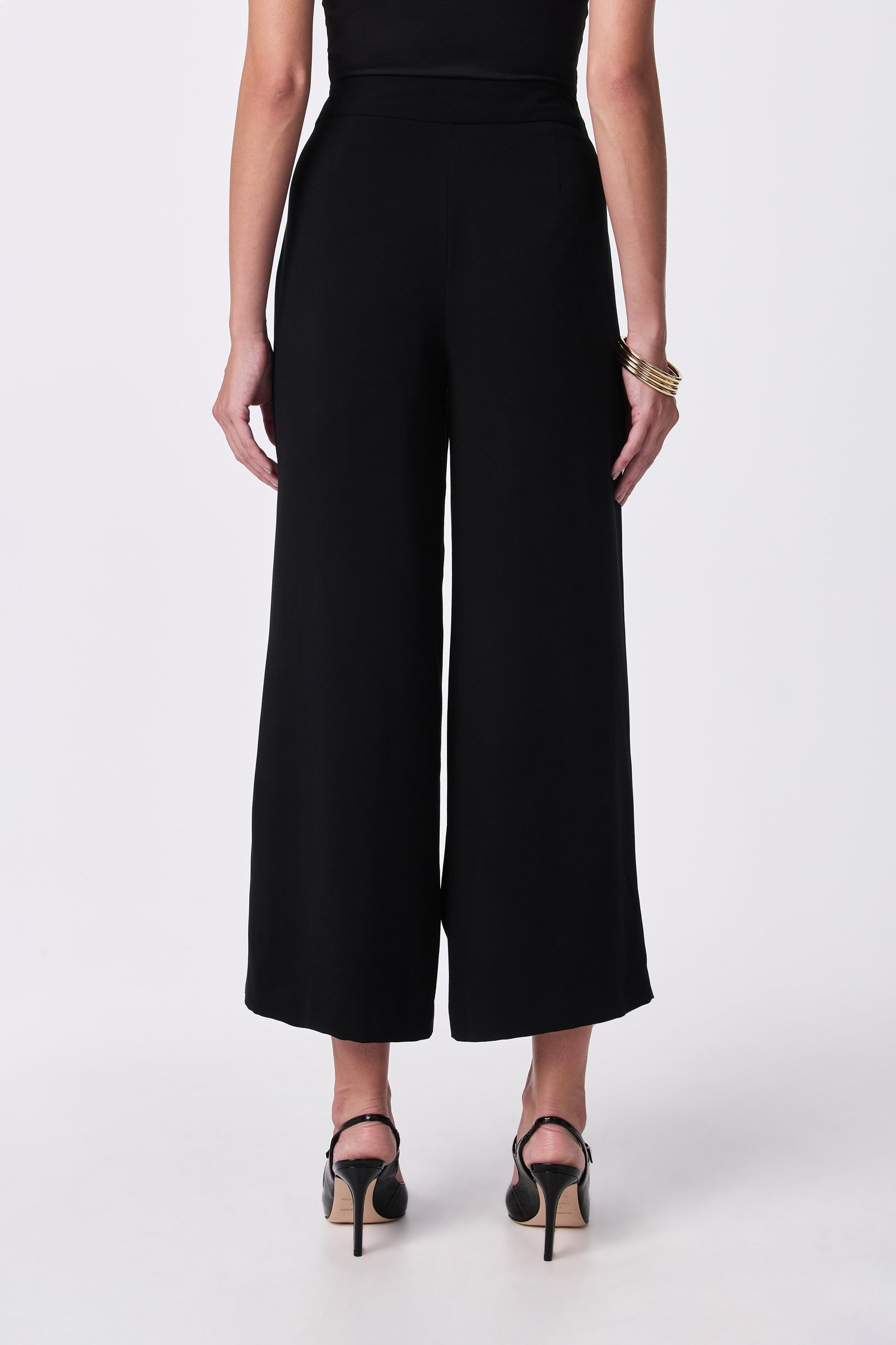 Davon Cropped Slit-Leg Pant