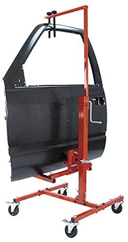 Heavy Duty Car Door Installer &amp; Remover Jack Lift Hoist &ndash; Adjustable Automotive Tool with Tilt &amp; Locking Wheels