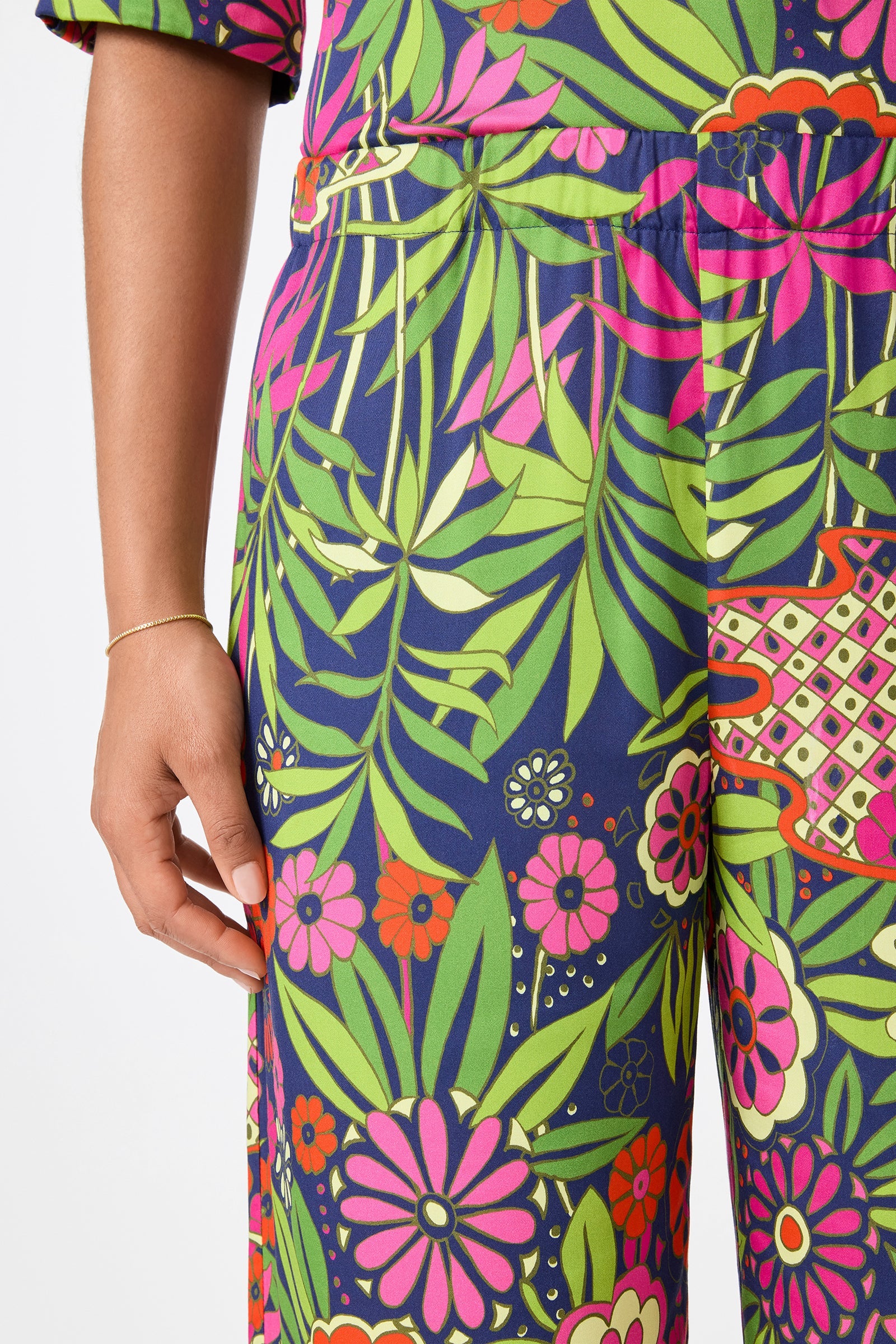Estella Cropped Pant - Fumi Floral