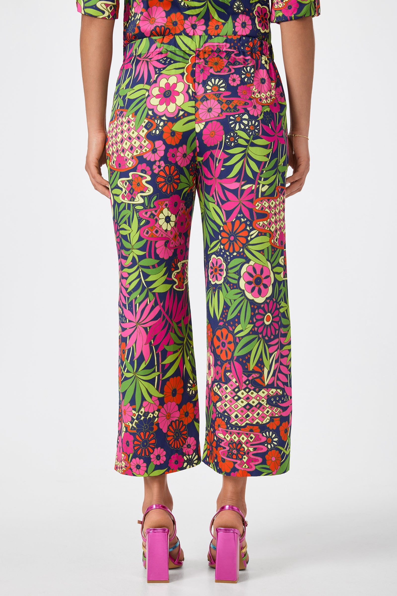 Estella Cropped Pant - Fumi Floral