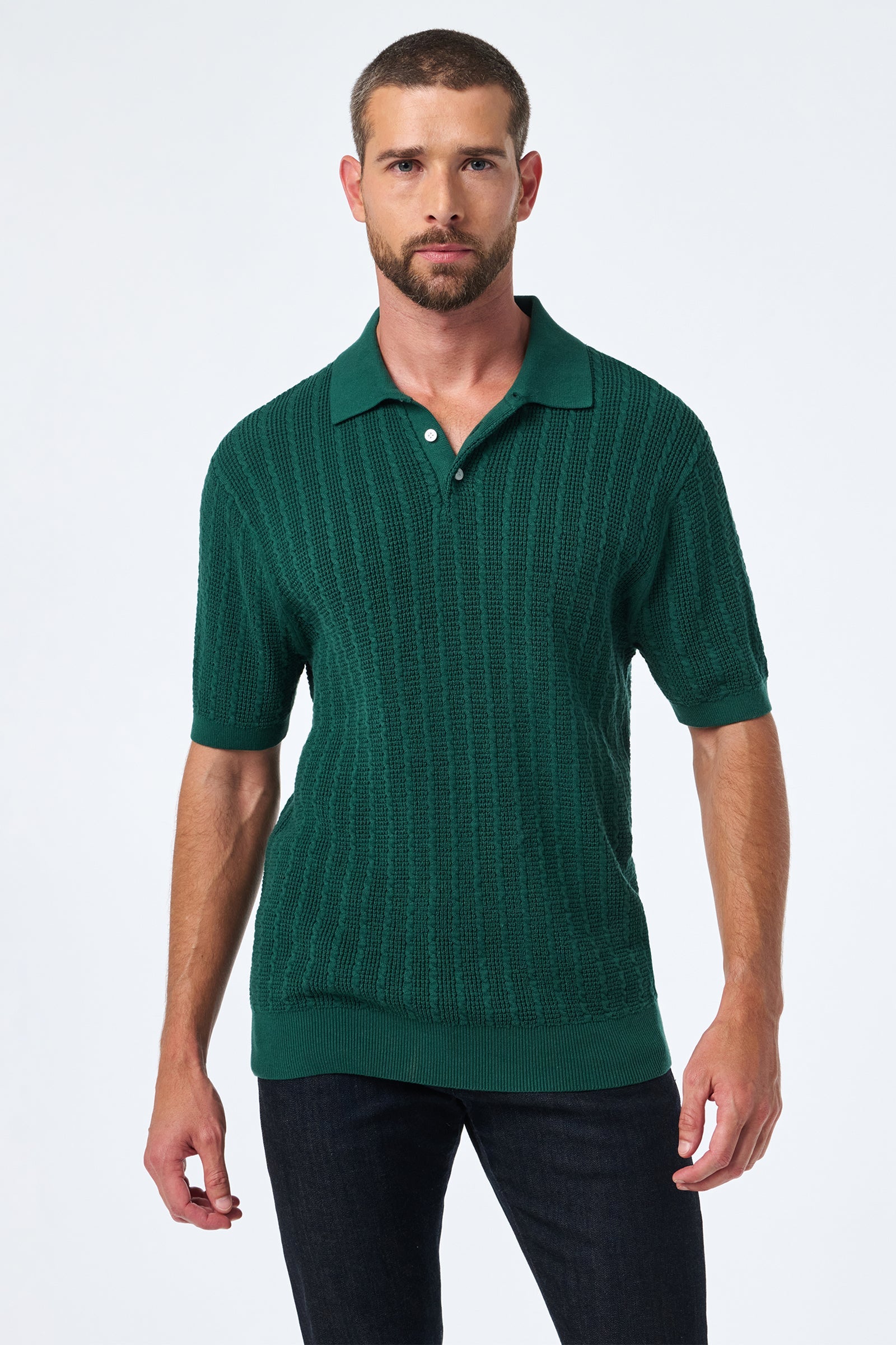 Asher Short-Sleeve Polo