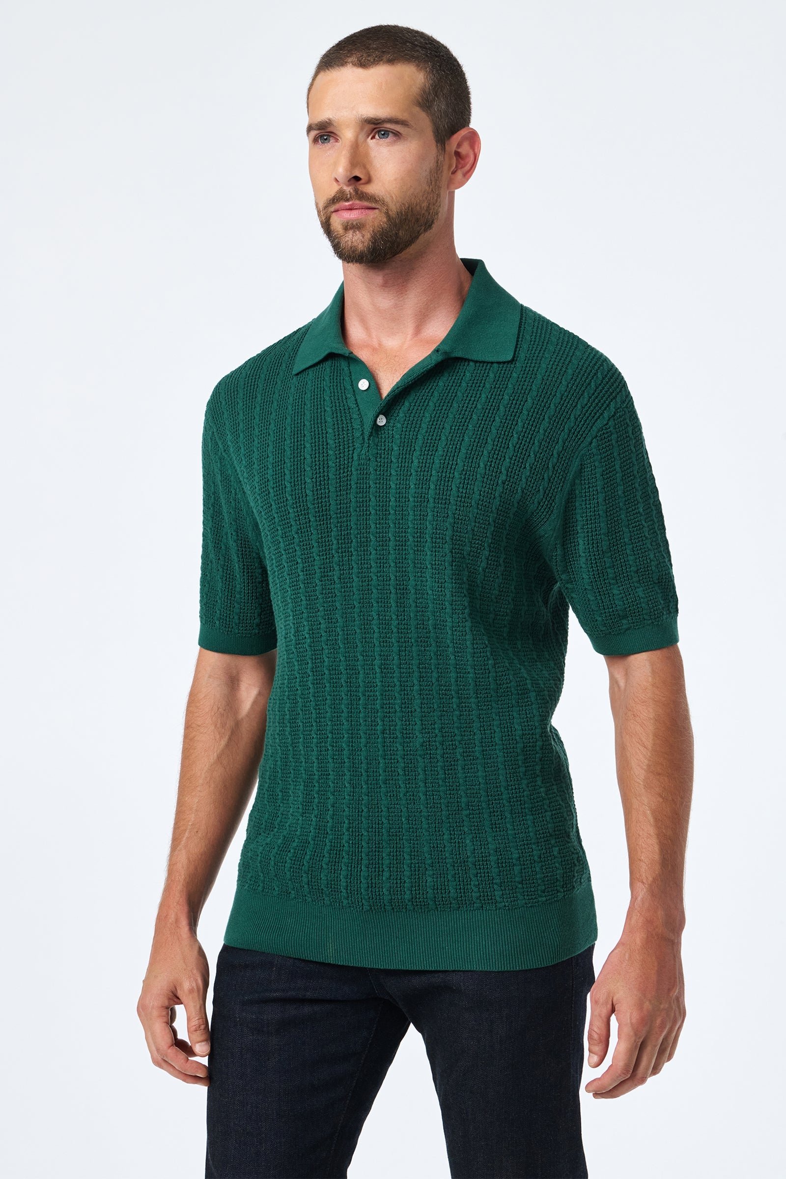 Asher Short-Sleeve Polo