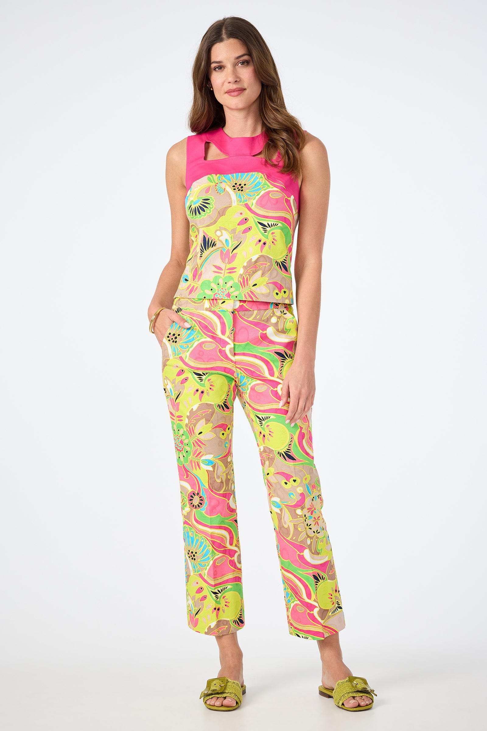 Lulu Cropped Pant - Venus