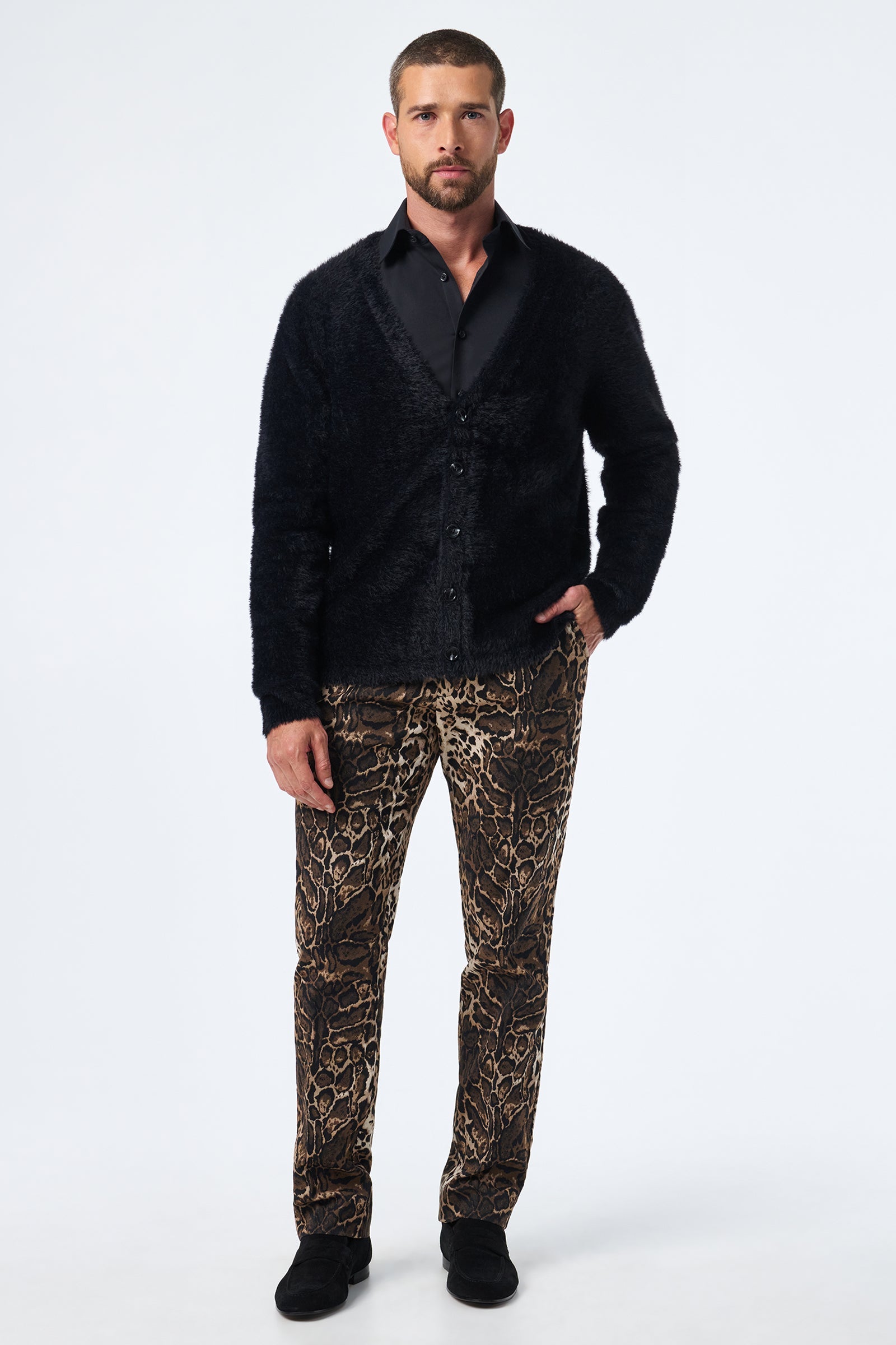 Scott Fuzzy Cardigan
